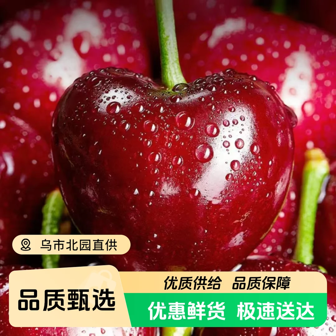 【5J加黑加大美早樱桃】大连空运5J美早大樱桃一件毛重900g当季新鲜水果美早