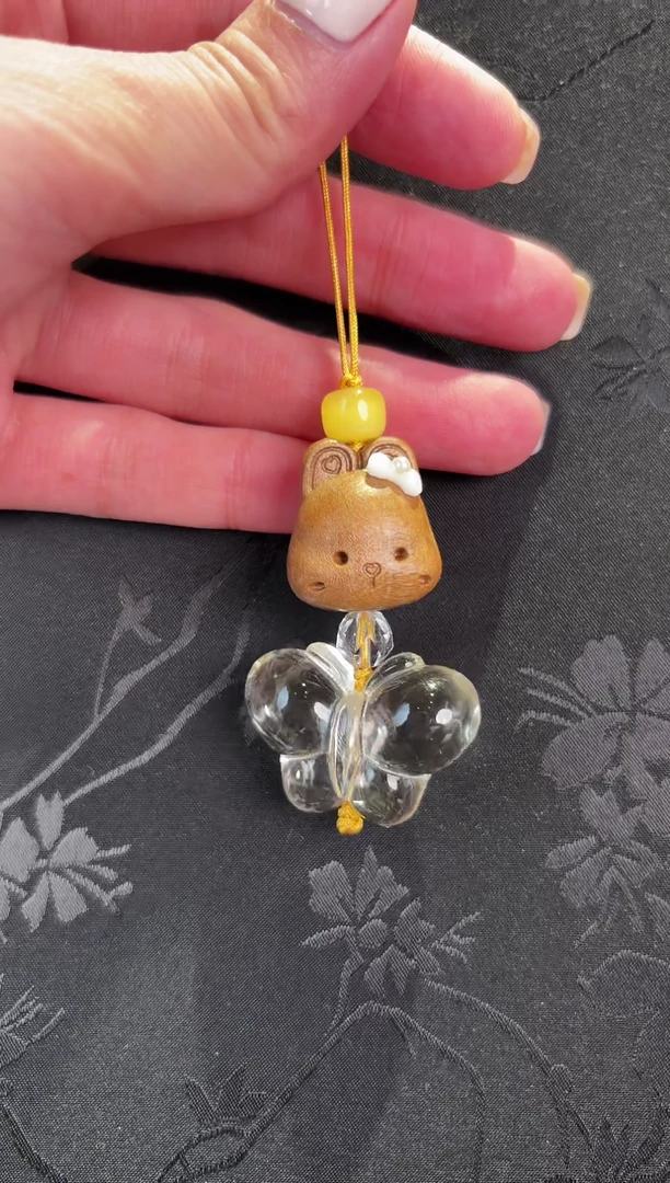 未镶嵌车挂水晶水晶爱心挂件