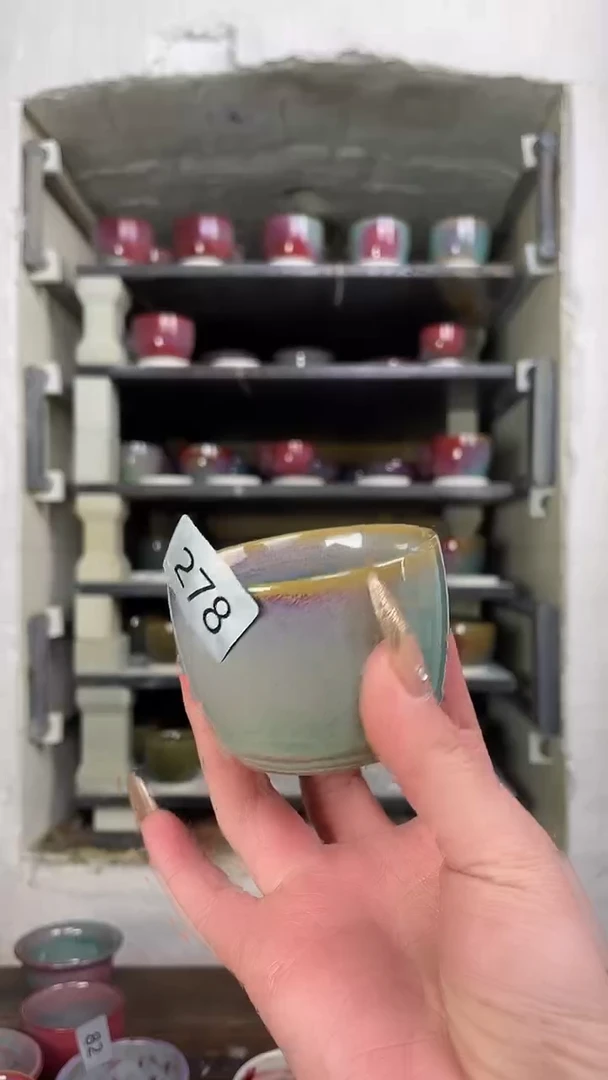 【闪购商品】摆件钧瓷手工茶器窑变