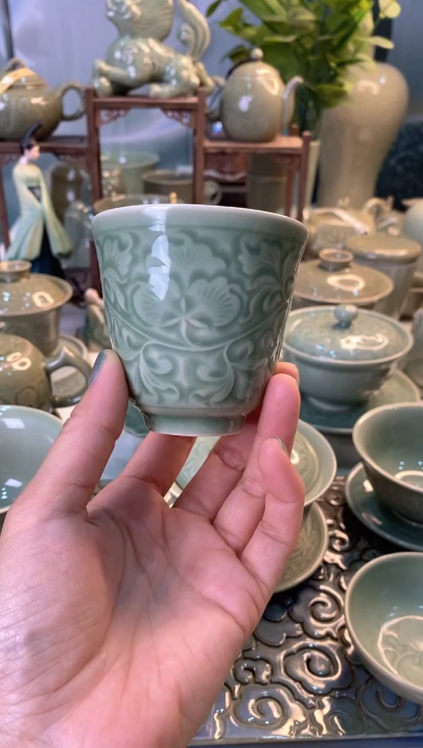 耀州窑瑕疵处理 隋型杯【b000028】一个