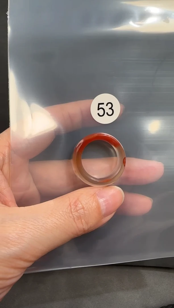 未镶嵌南红玛瑙珠宝半成品原矿无优化无胶裂戒圈18号圈号