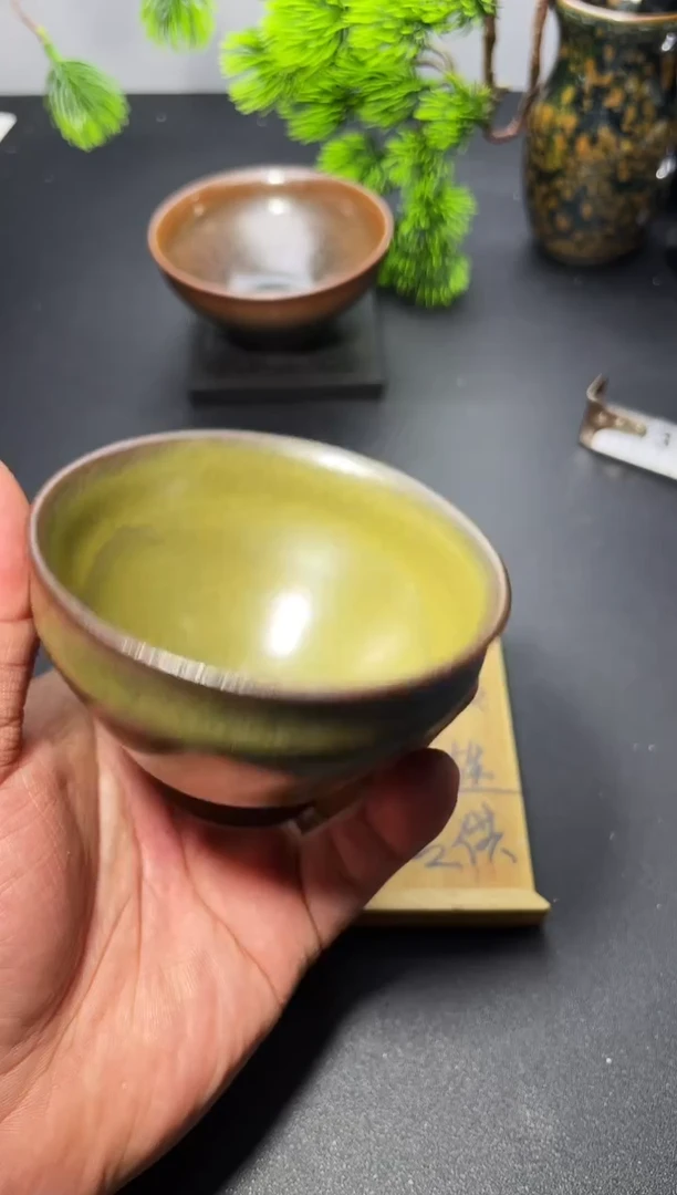 茶盏181 叶紫建盏