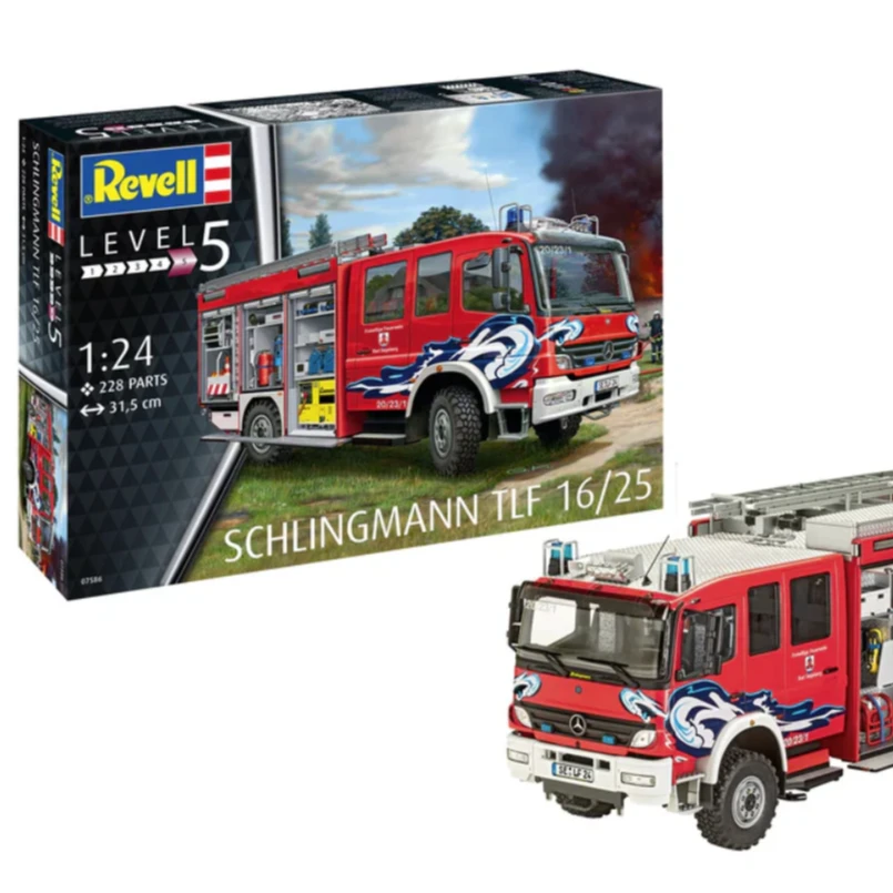 恒辉 revell-07586 1/24 SchlingMann TLF 消防车 拼装模型