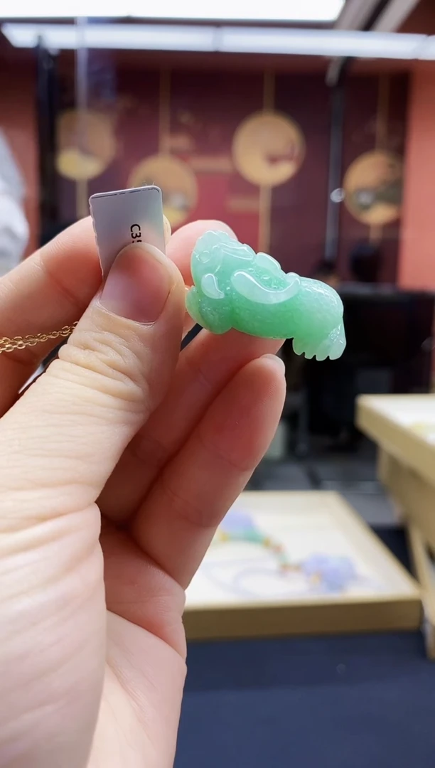 颈饰未镶嵌翡翠翡翠吊坠