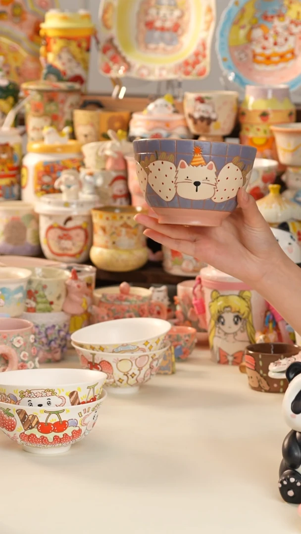 其他陶景德镇釉下彩手绘设计师款陶瓷