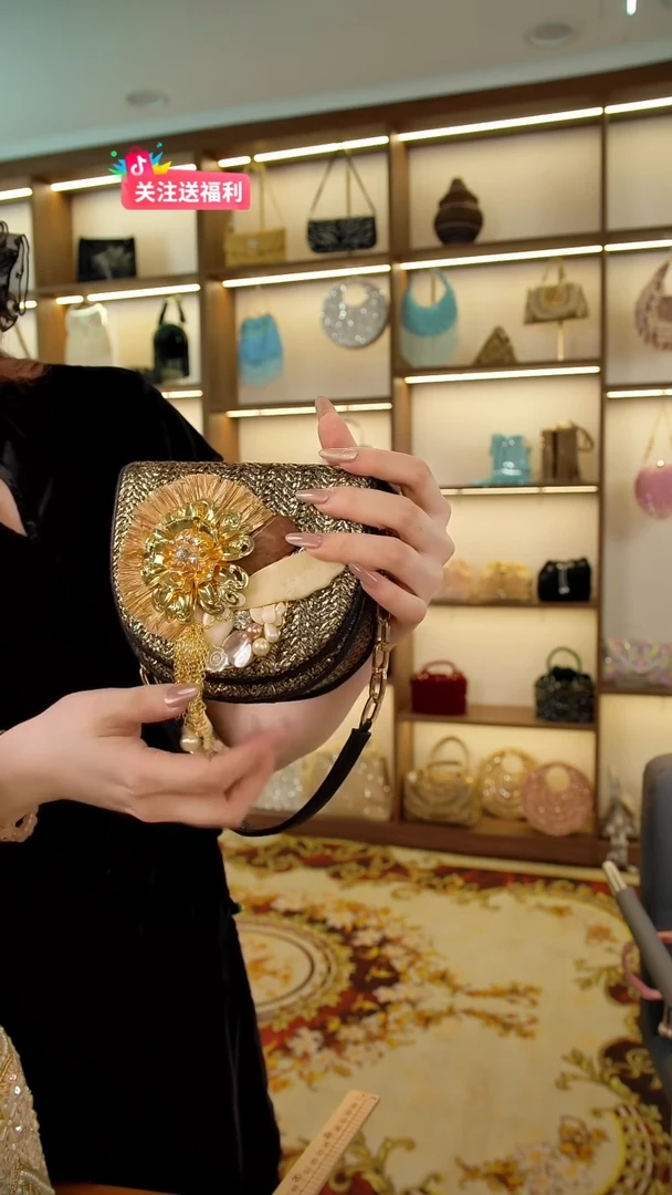 织绣珠绣手提包时尚女神直播间选款