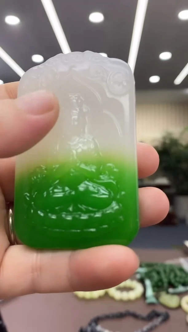 和田玉未镶嵌颈饰吊坠1