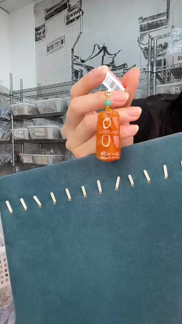 裸石绿珀未镶嵌A2714天然蜜蜡