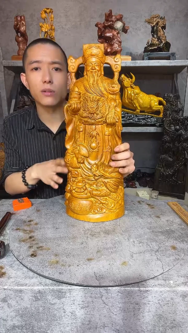 香樟木香樟木精工雕刻摆件
