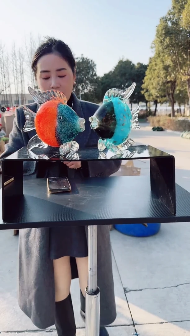 【闪购商品】玻璃XX-对鱼YIDUI