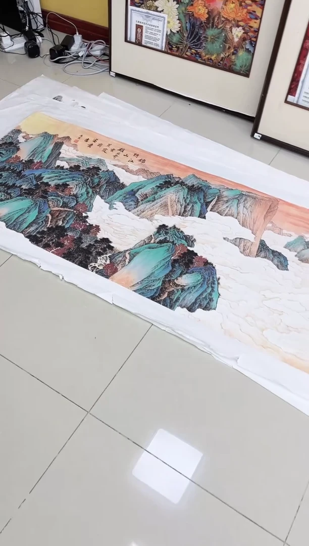 国画九霄甄选国画作品zhb018