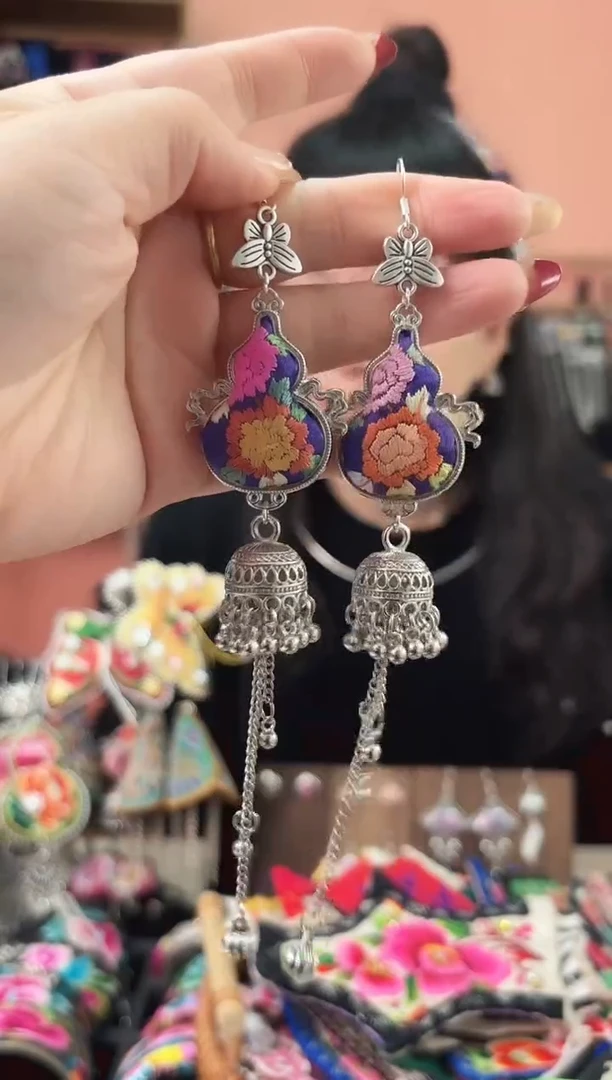织绣艺枝独绣手工饰品57