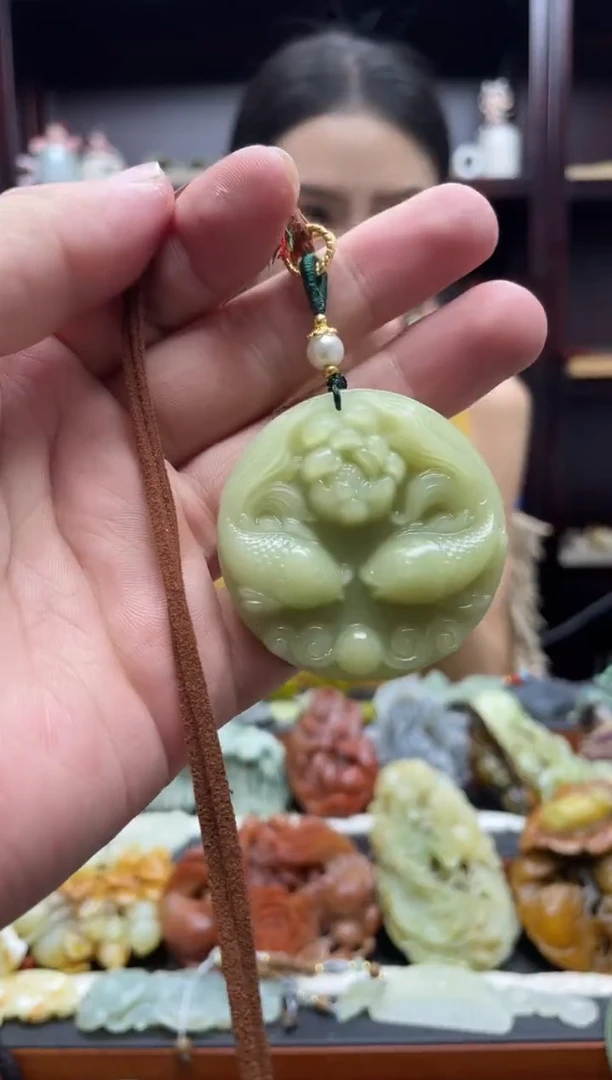 岫玉未镶嵌吊坠·多样性发货*拍一发一