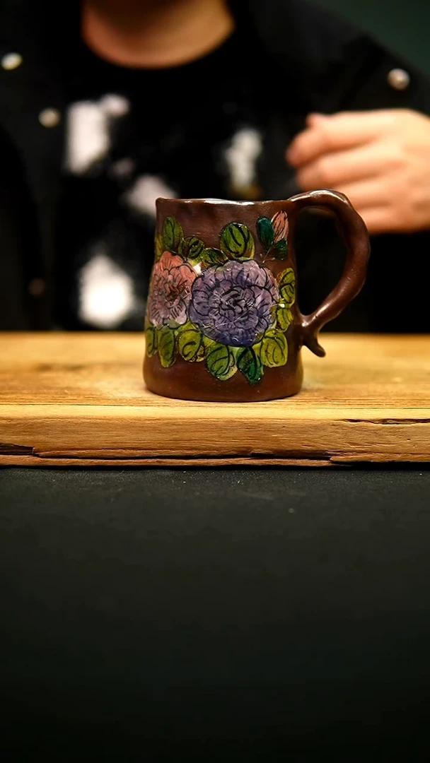 @@陶园瓷舍@@纯手工手绘@高温釉下彩