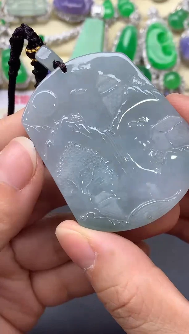 颈饰未镶嵌翡翠158-中国好珍宝