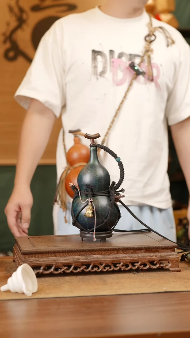 52号精品天然大漆酒葫芦一物一拍~