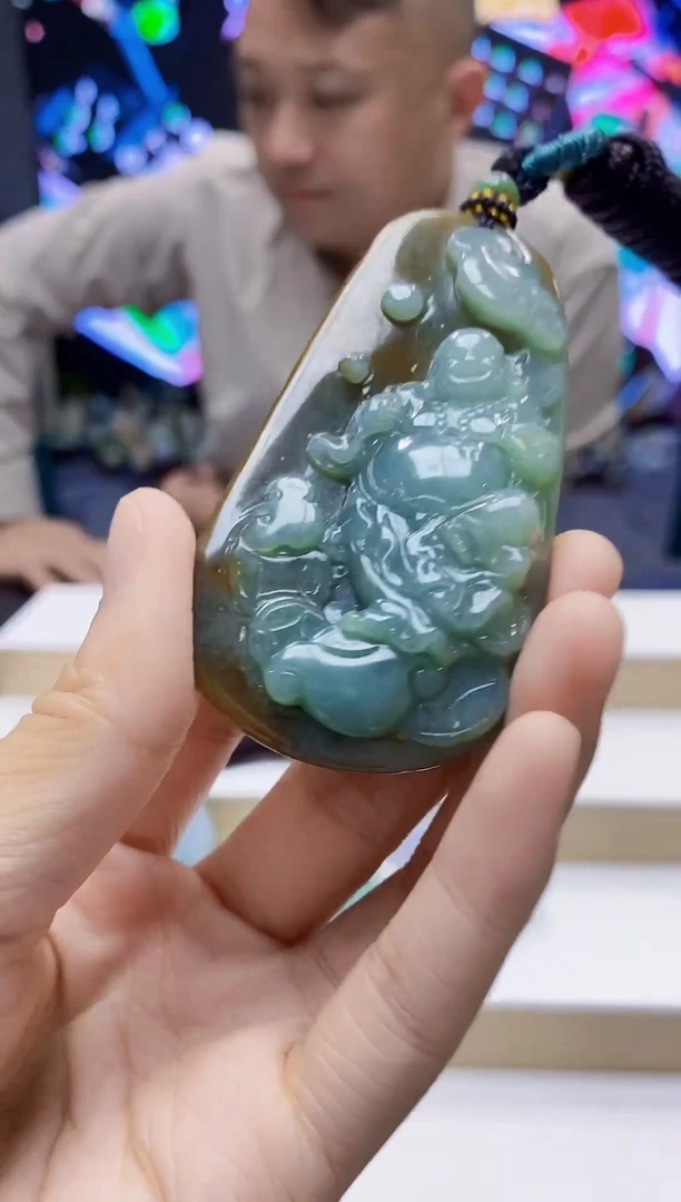 未镶嵌定制翡翠-毛货挂件8