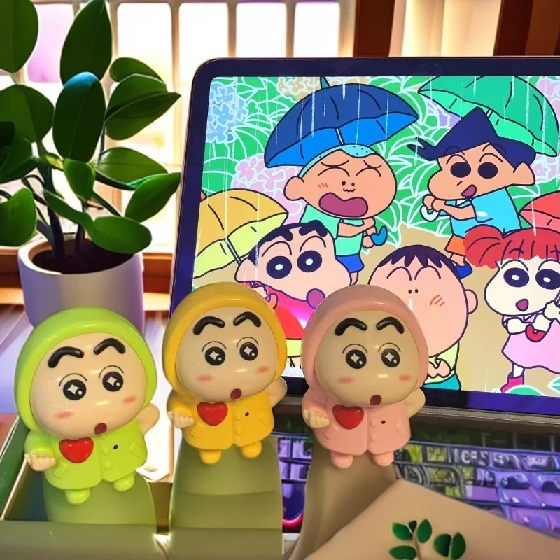 新款蜡笔小新录音公仔摸脸发声钥匙挂件小新语录公仔挂件书桌摆件