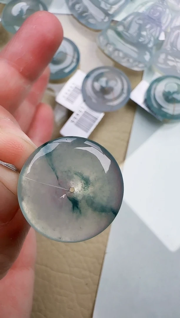 颈饰未镶嵌翡翠缅甸翡翠a货