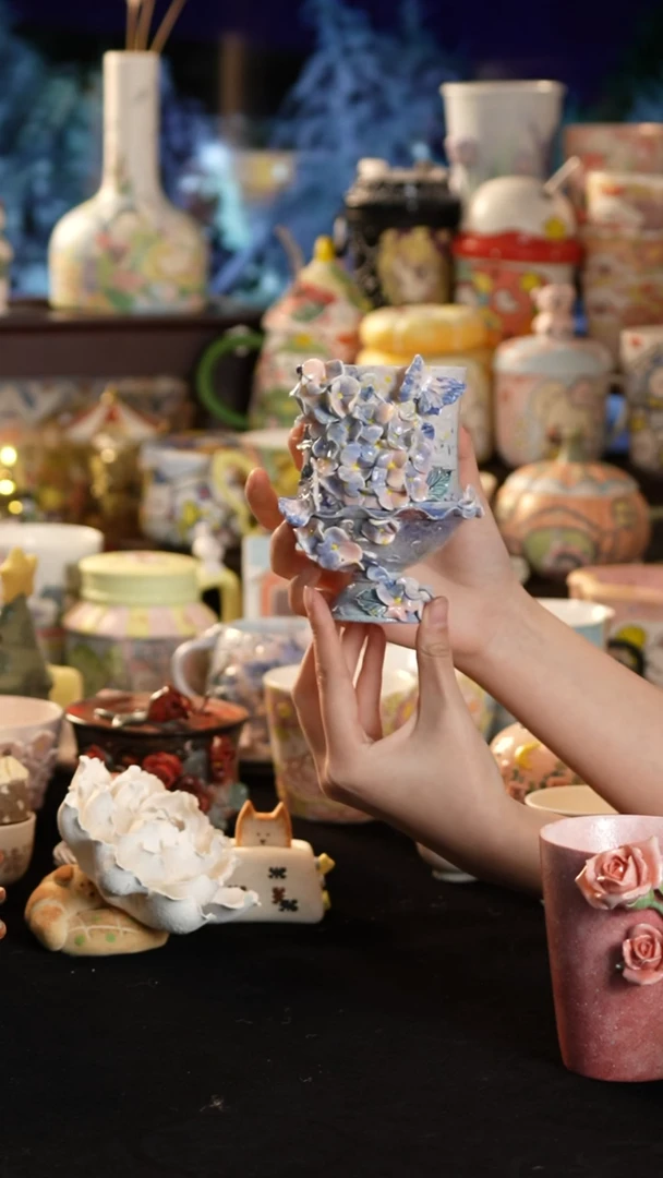 其他陶景德镇釉下彩手绘设计师款陶瓷