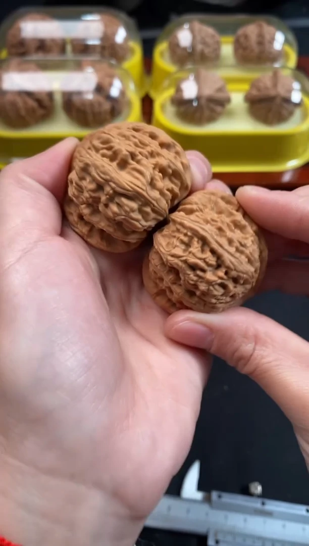 把件文玩核桃白狮子41尺R875