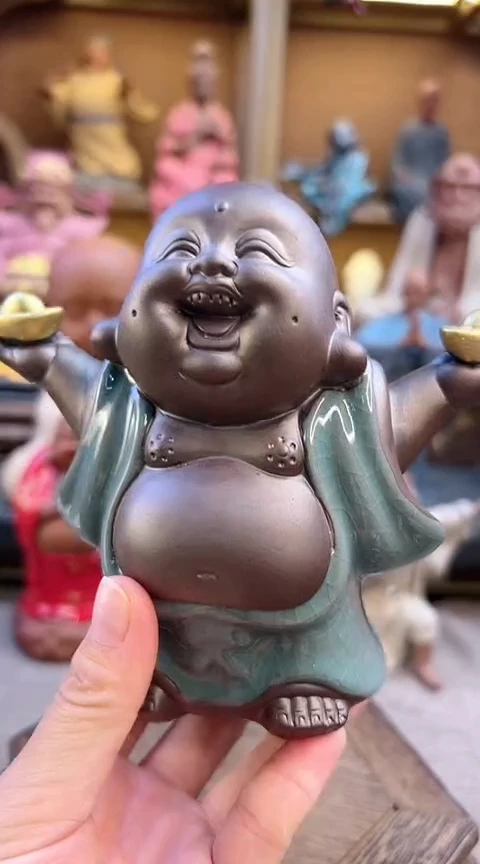 紫砂茶宠器闵茶宠摆件