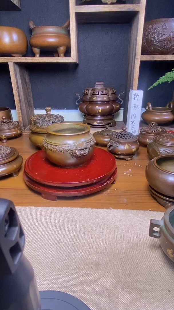 【闪购商品】苏工 普工精品铜 摆件熏香炉/摆件
