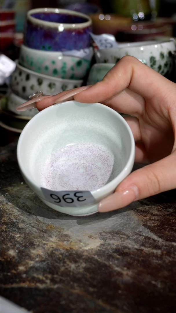 摆件精品窑变钧瓷茶器