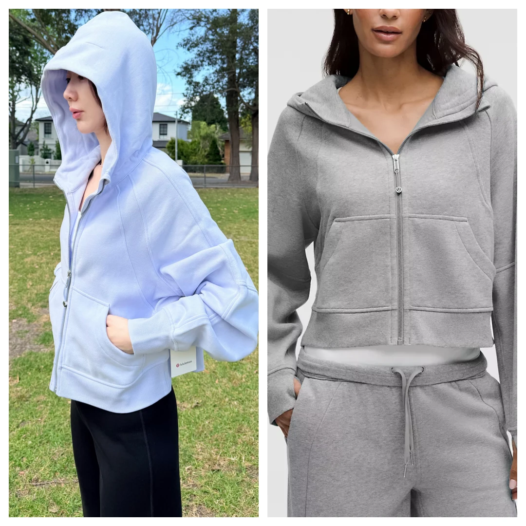 lululemon加拿大直邮运动卫衣Scuba Oversized Full-Zip Hoodie
