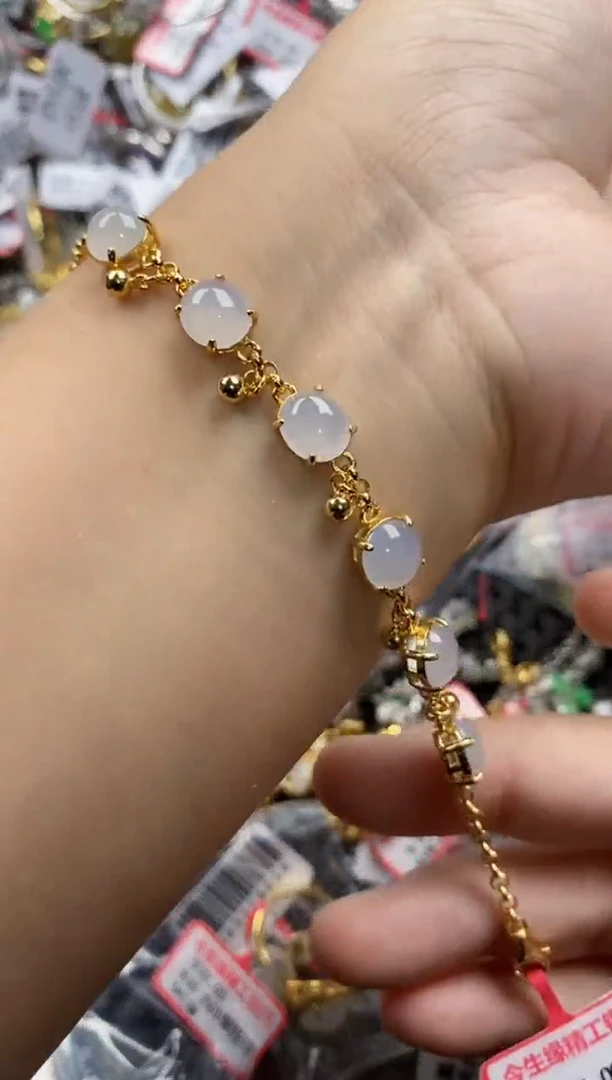 翡翠戒指银S925镶嵌444     1