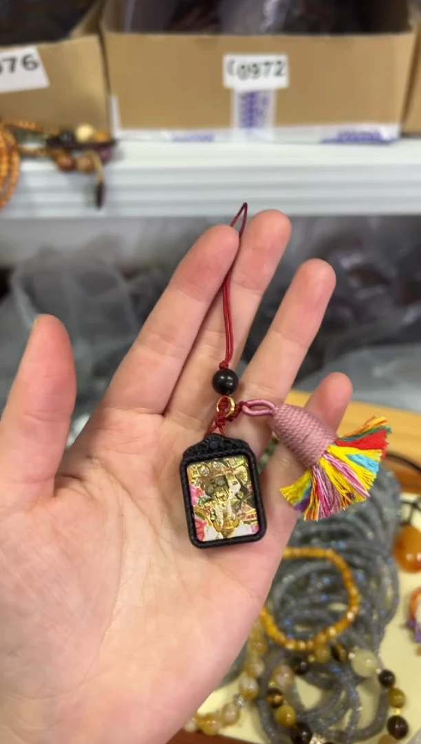 【闪购商品】檀香木手串未镶嵌檀香木扎基拉姆流苏挂件[0243]