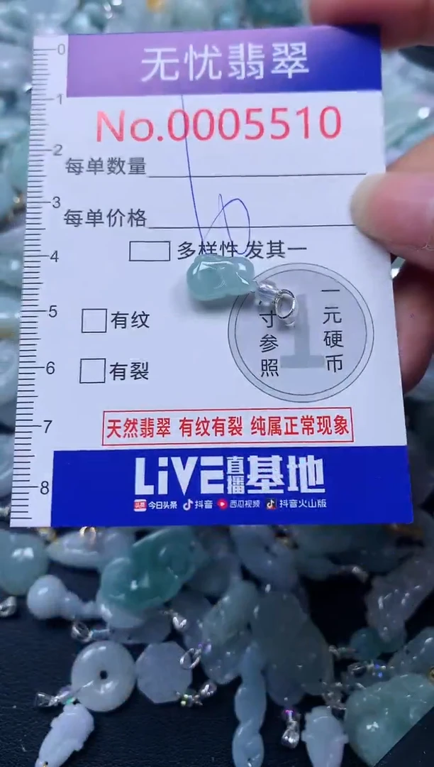 颈饰未镶嵌翡翠5510