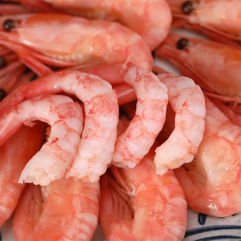 【ZB2-90/120】24年新货北极甜虾3斤肉虾不带籽加拿大进口即食海鲜