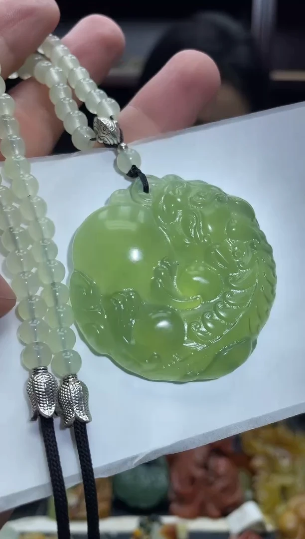 未镶嵌岫玉吊坠多样性发*货拍一发一