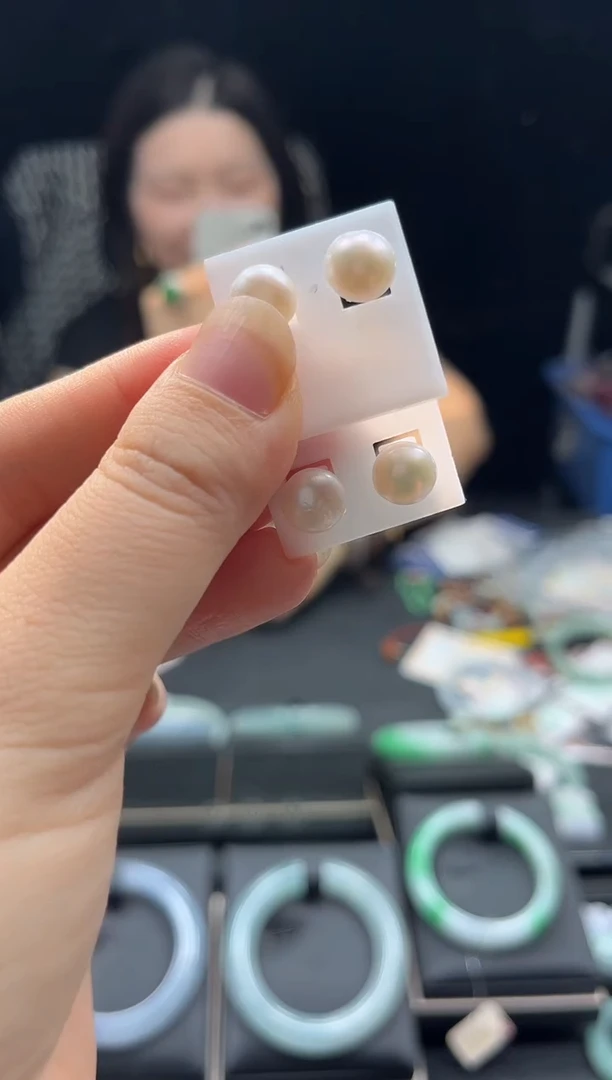 银S925镶嵌耳饰淡水珍珠0265824257多样性发一