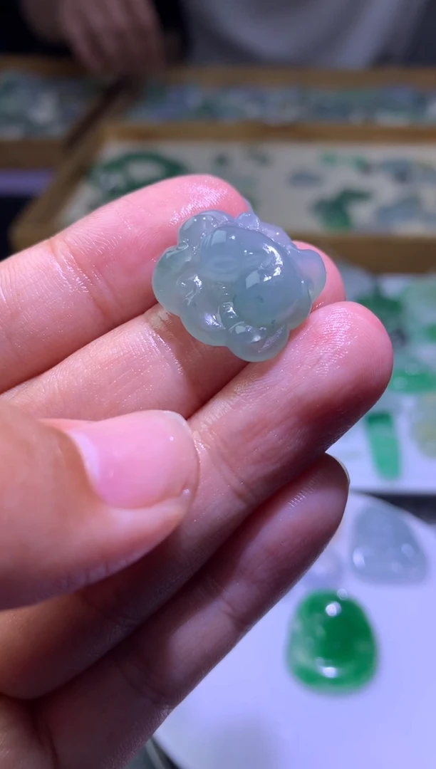 未镶嵌定制翡翠毛货