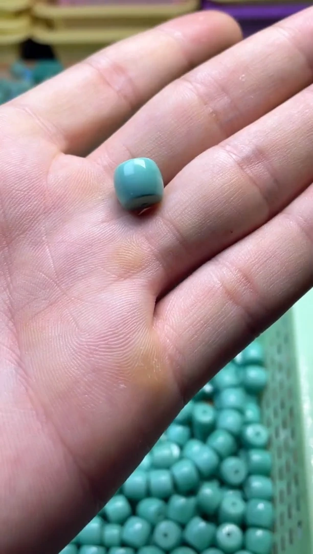 无非金属绿色卡10直切单珠