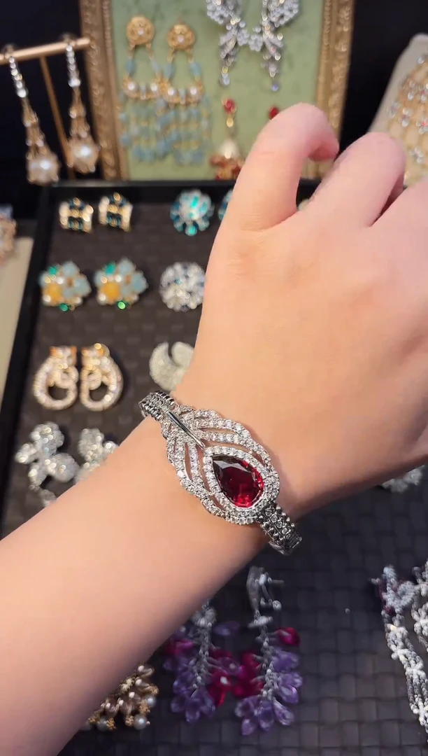 纯铜合金琉璃福福手镯