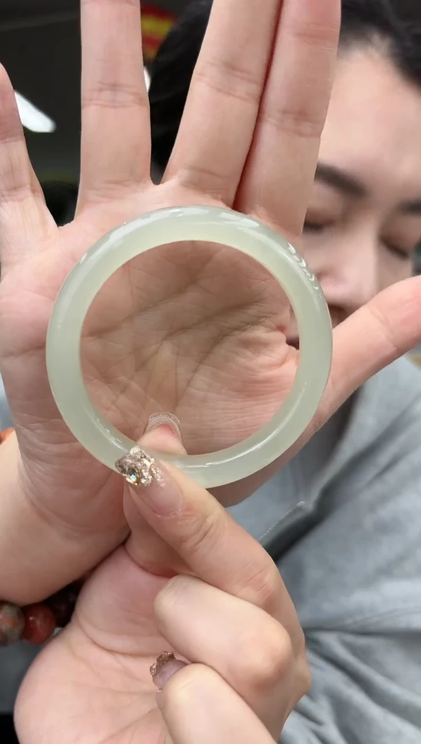 未镶嵌手镯和田玉C-3圈口54.9