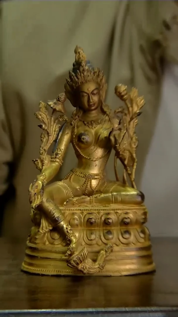 意*造像铜像收藏铜造像收藏绿度母