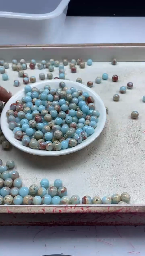 【闪购商品】玛瑙/玉髓颈饰未镶嵌w354寿山石8mm*40颗