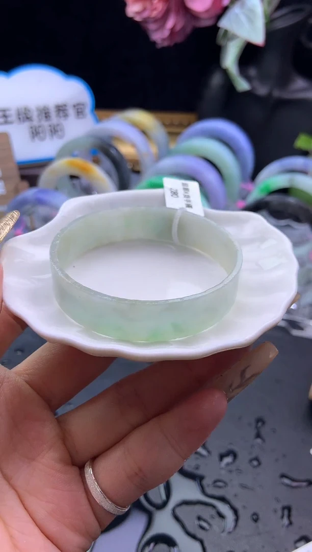 未镶嵌手镯定制翡翠57-58「定制不退不换」