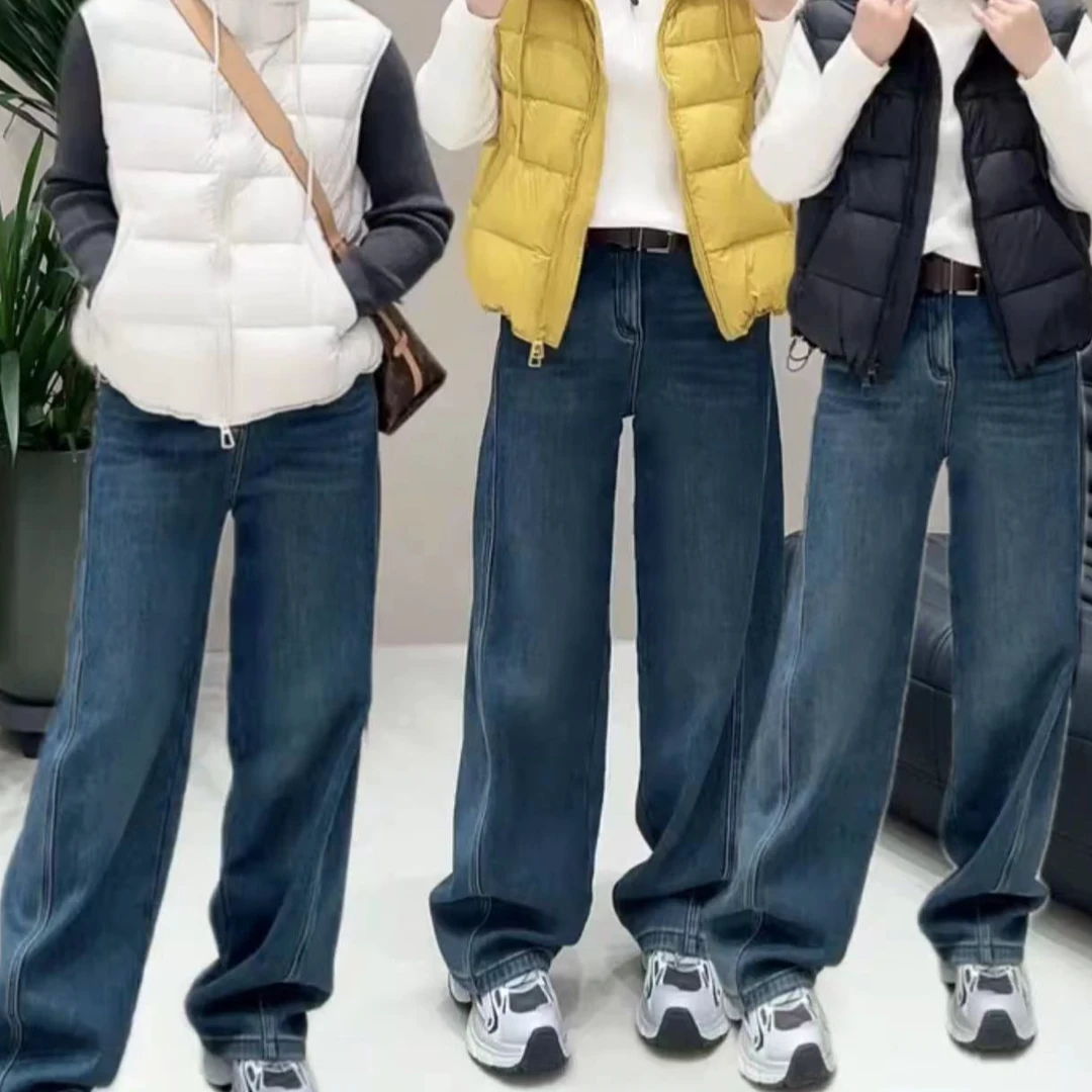 【秋冬新款】加绒弯刀裤25966