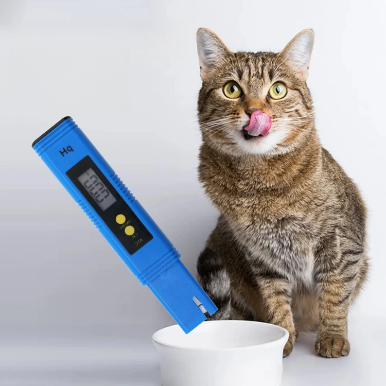 新款宠物水质测试PH酸度计按键式大屏幕自动校正ph笔水族养殖PH