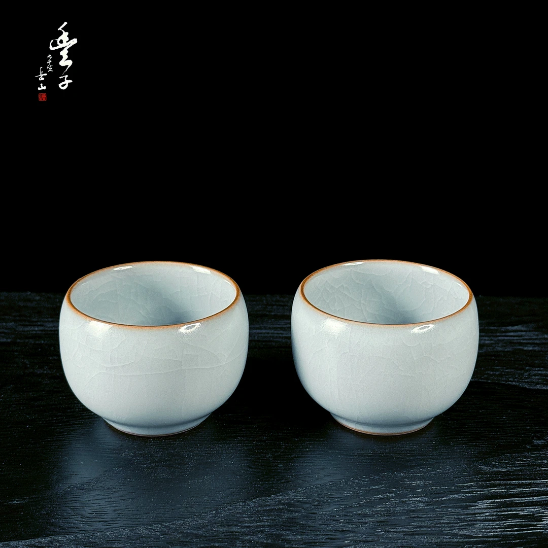 可爱小茶杯喝茶杯专用杯可养开片