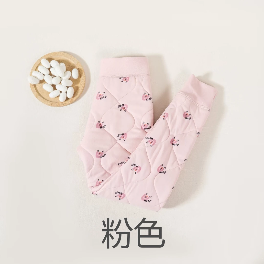 TZH   2025冬季儿童百搭时尚印花校服神器舒适保暖裤  6100