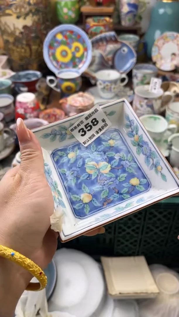 瓷片暖***意358号六六工艺品瓷器