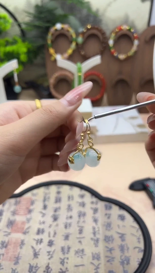 未镶嵌翡翠耳饰217