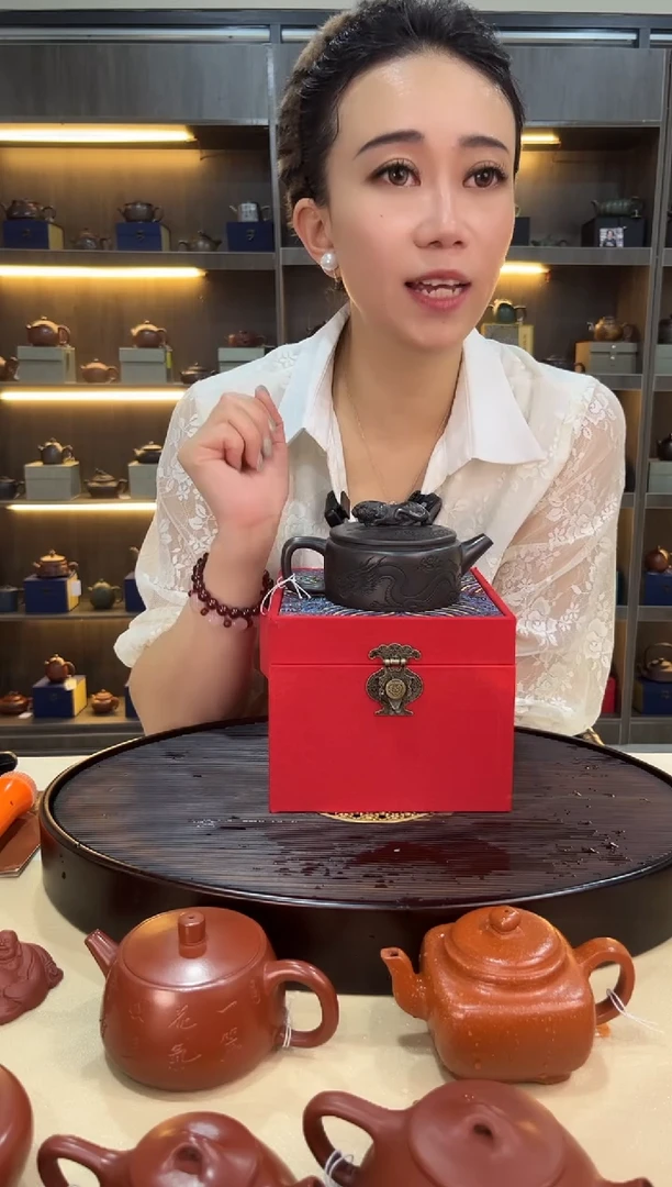 茶壶紫砂虎虎生威大口汉瓦 石黄 蒋静明