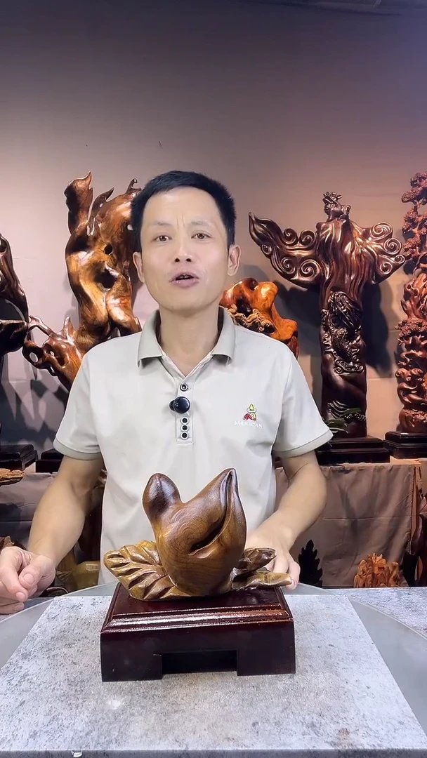 金丝楠口*子小叶桢楠随行摆件60